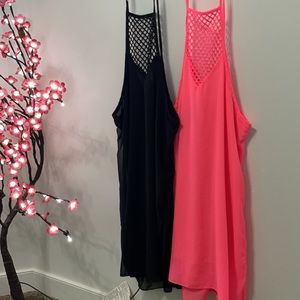 Lined soft black sleepwear/dress.  Measurements in photos no tags. Large to XL